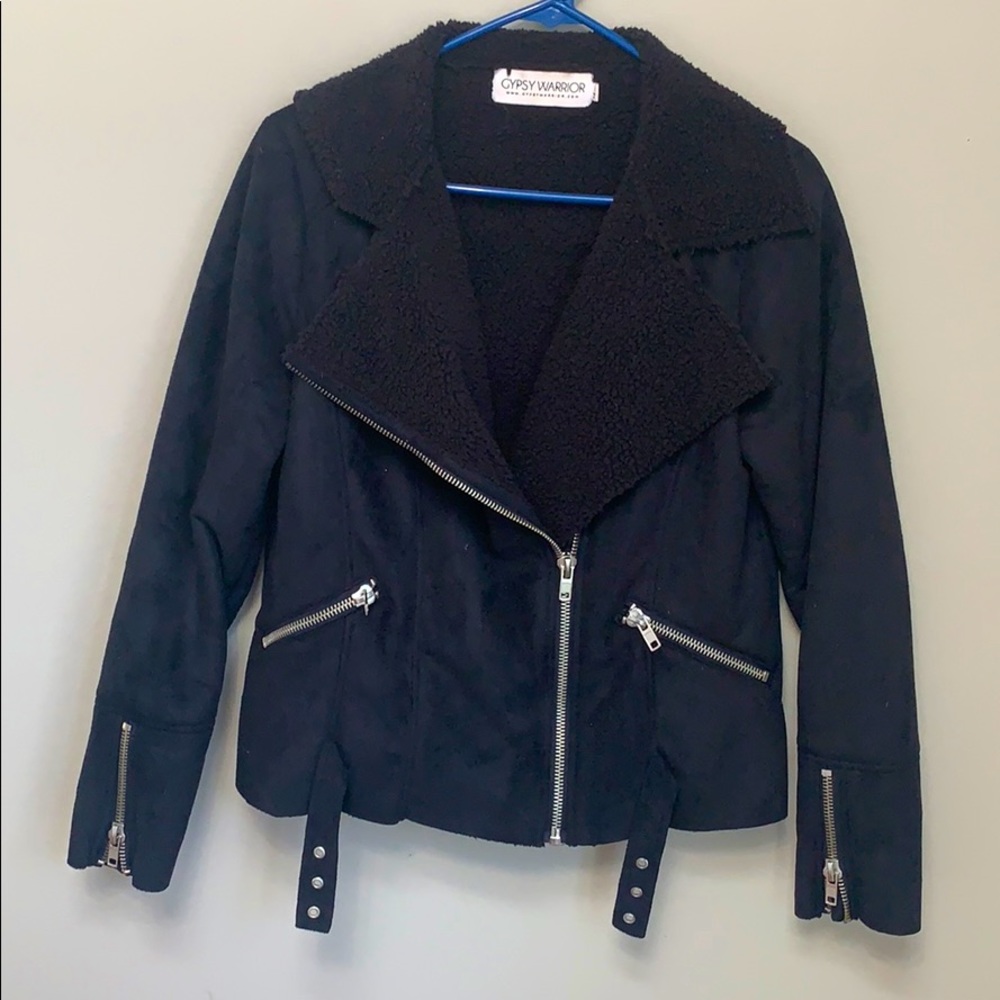 Gypsy Warrior Sued Cropped Jacket